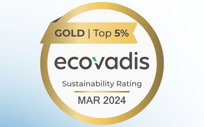 Palladio Group achieves the EcoVadis Gold-level medal for its commitment to sustainability